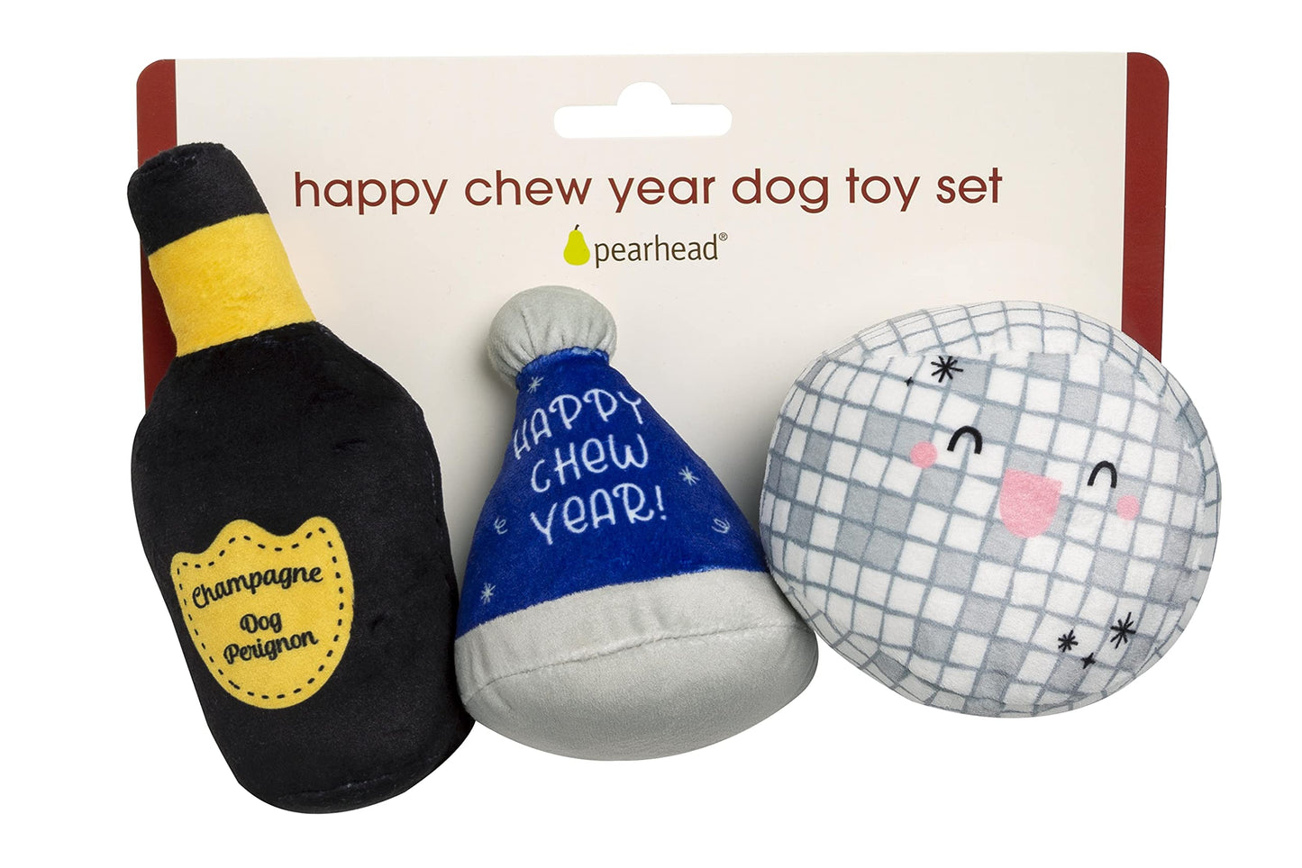 Happy Chew Year Dog Toy Set