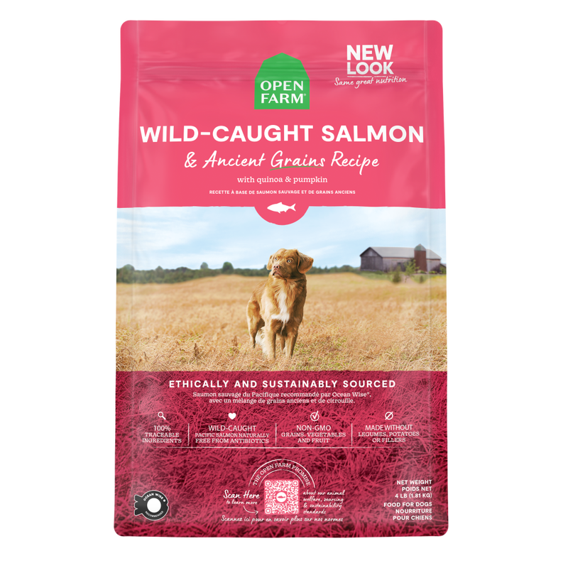 Open Farm Dog Food - Salmon and Ancient Grains