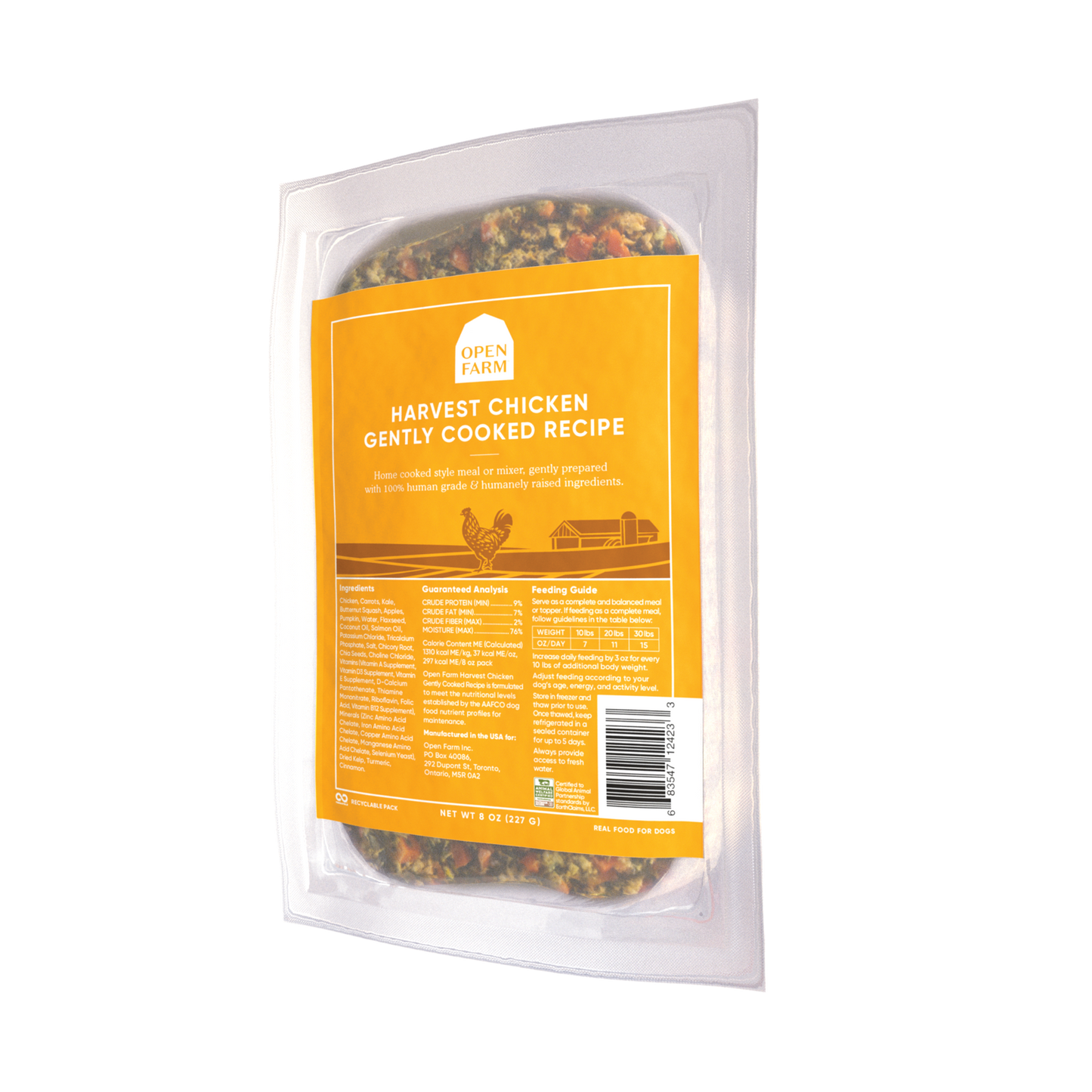 Open Farm Frozen Gently Cooked Dog Food