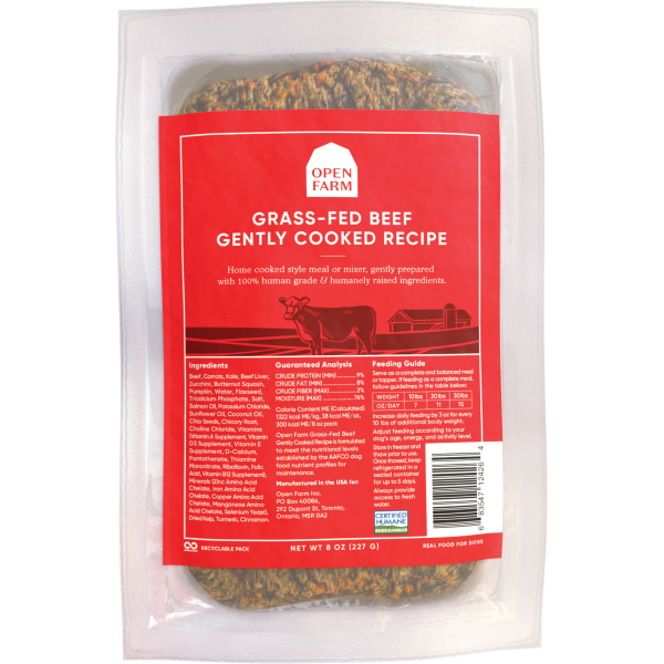 Open Farm Frozen Gently Cooked Dog Food