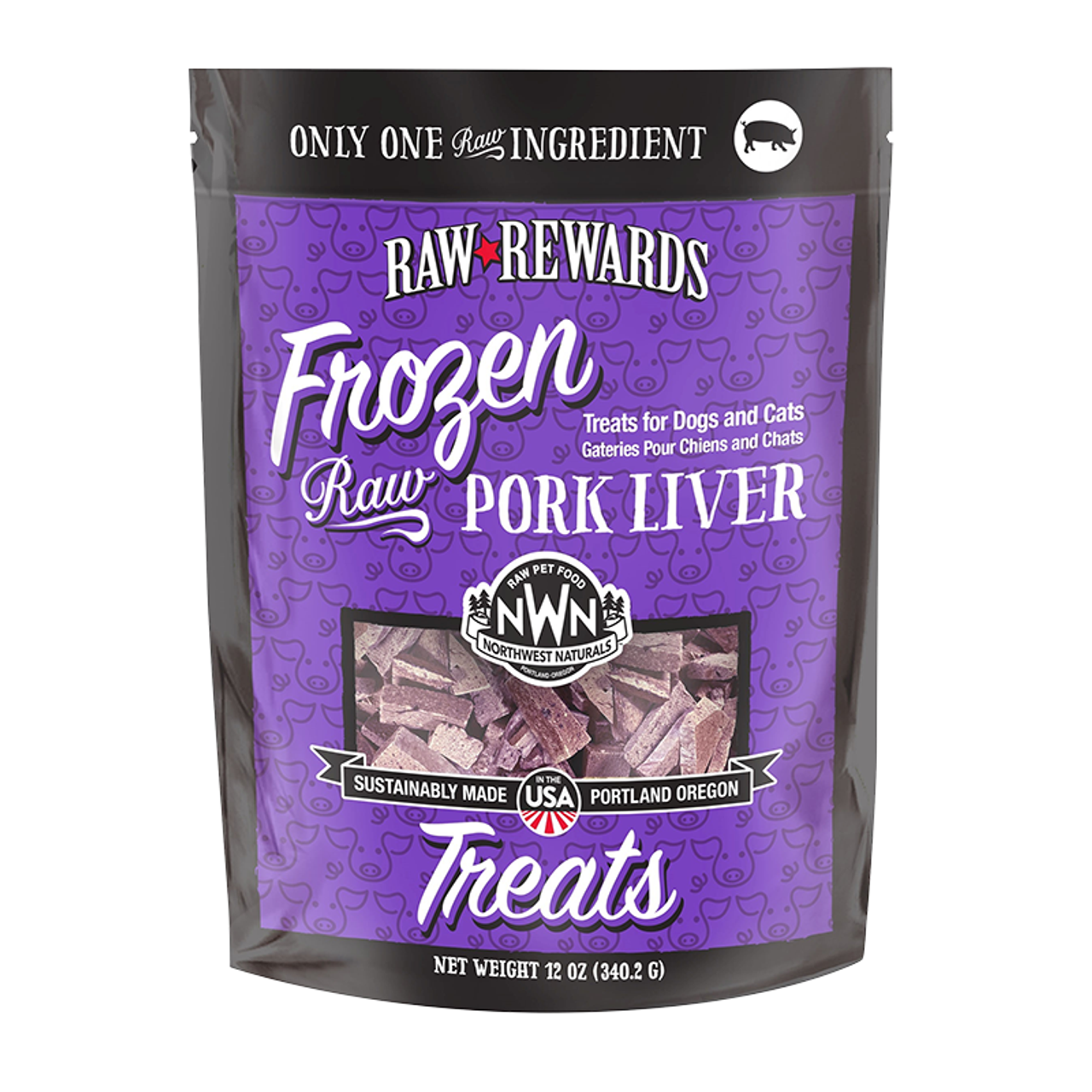 Frozen Pork Liver 12 oz