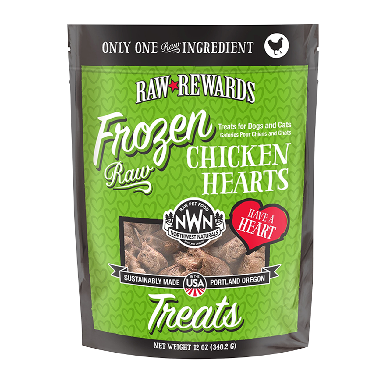 Frozen Chicken Heart 12 oz