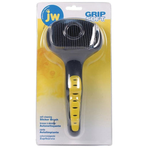 Soft Grip Self Clean Slicker Brush