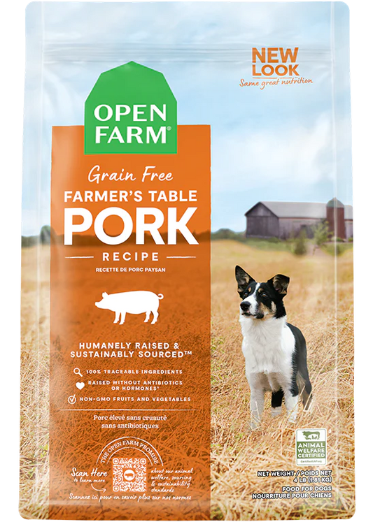Open Farm Grain Free Dog Food - Farmer’s Table Pork
