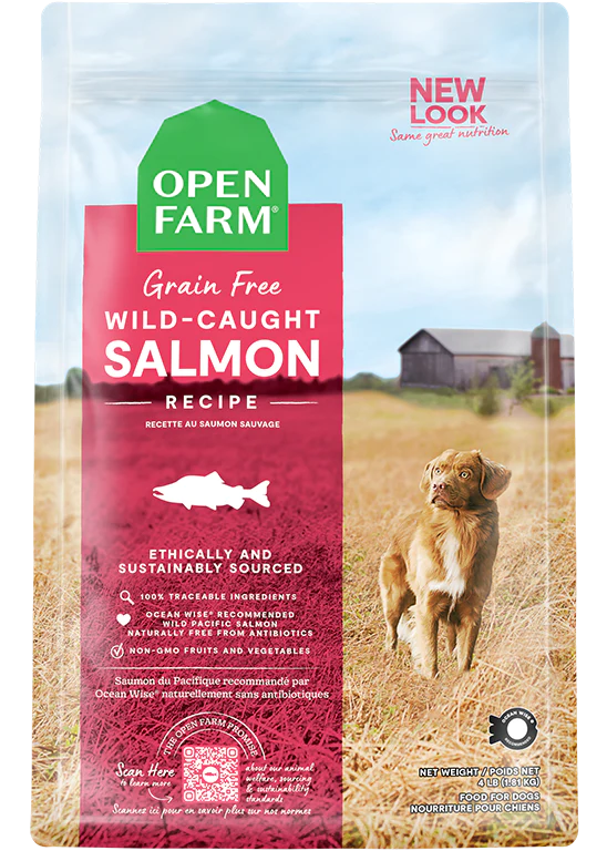 Open Farm Grain Free Dog Food - Wild Caught Salmon