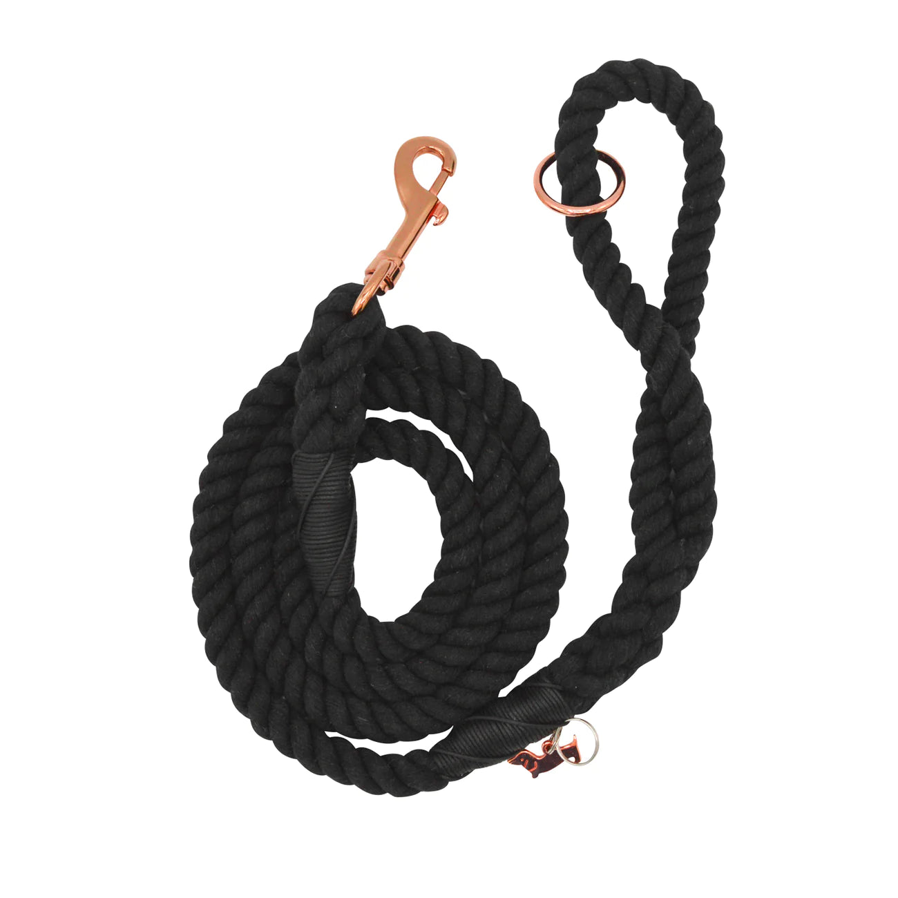 Rope Leash - Noir Black