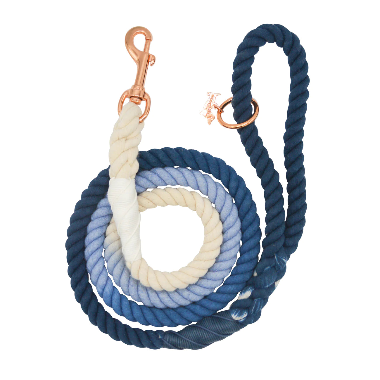 Rope Leash - Ombré Blue