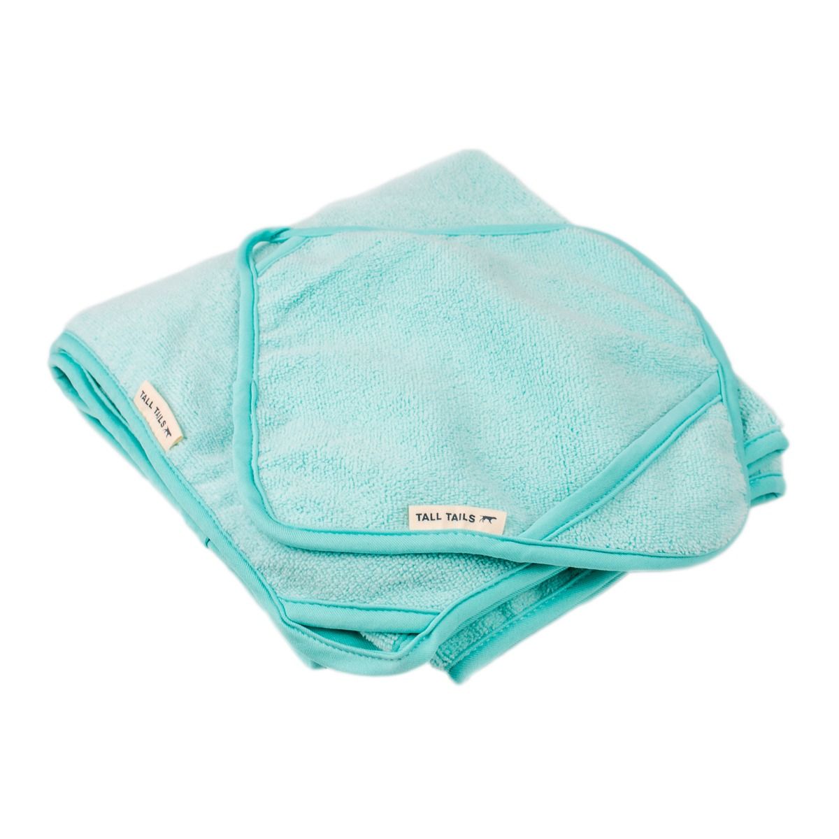 Aqua Absorbent Bath Dog Towel with Detailing Cloth