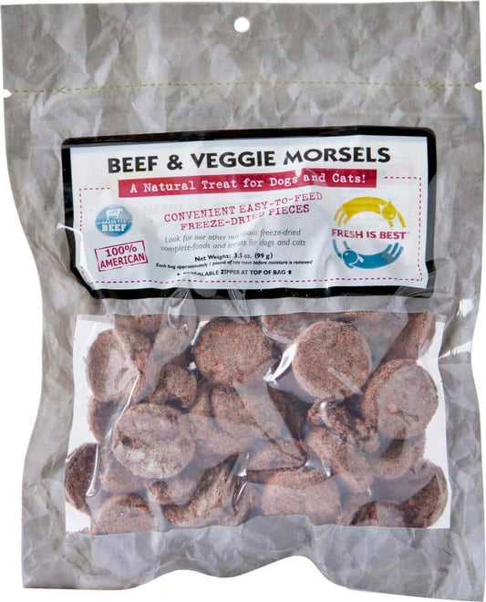 Beef and Veggie Morsels 3.5 oz