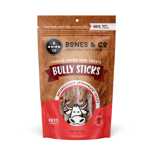 Freeze Dried Raw Treats - Bully Sticks 1.7 oz