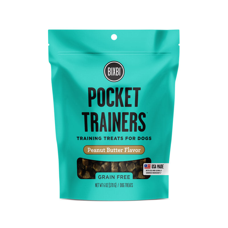 Bixbi Pocket Trainers Peanut Butter Flavor Treats