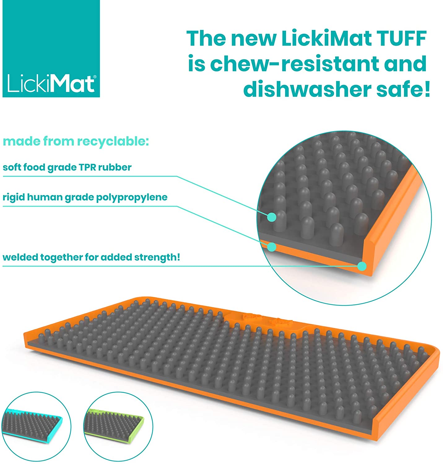 LickiMat Soother Tuff - For Strong Chewers