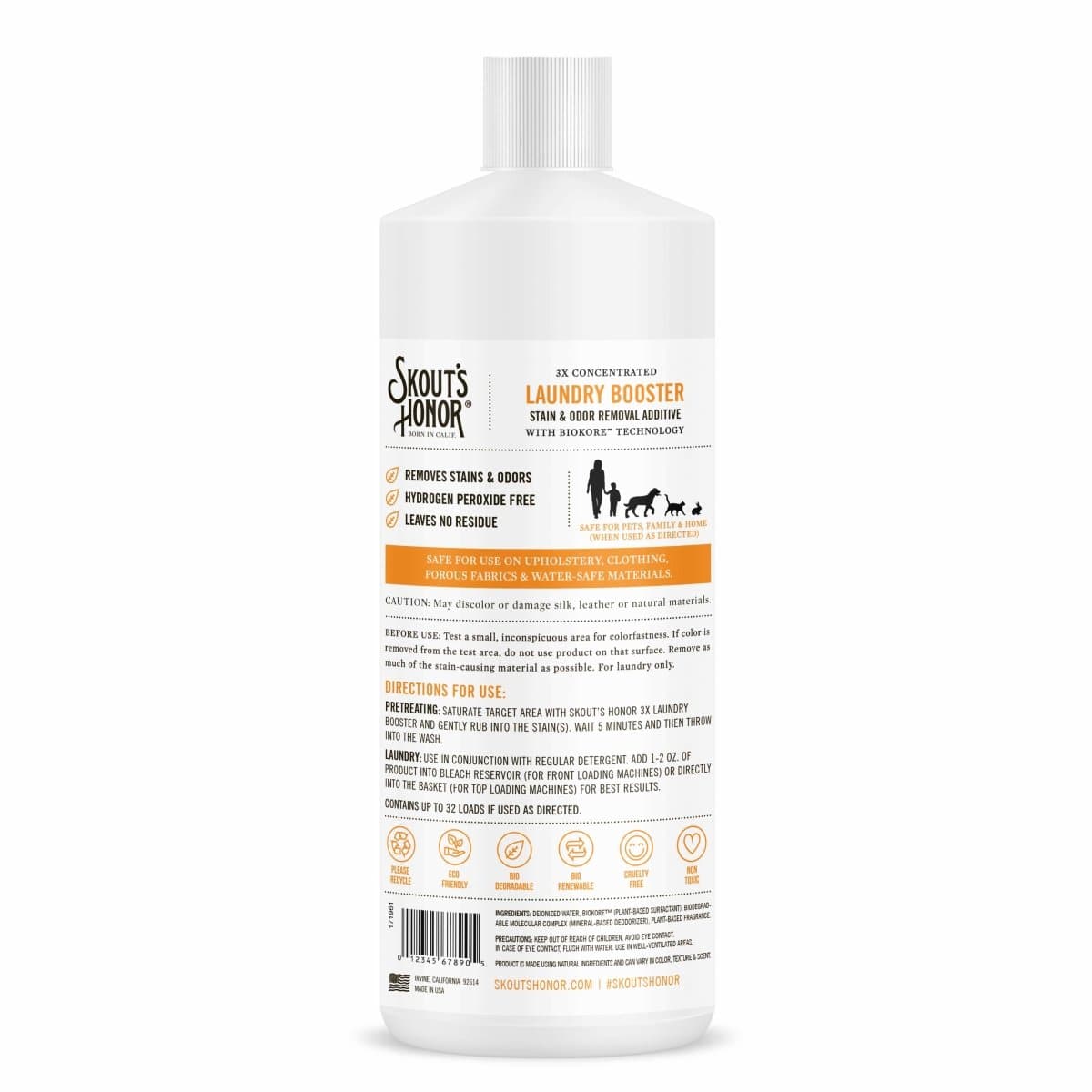 Skout's Honor Laundry Booster Stain & Odor Removal Additive